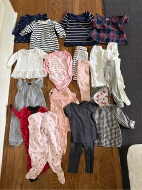 Baby Girls Clothing Bundle, 3-6 month